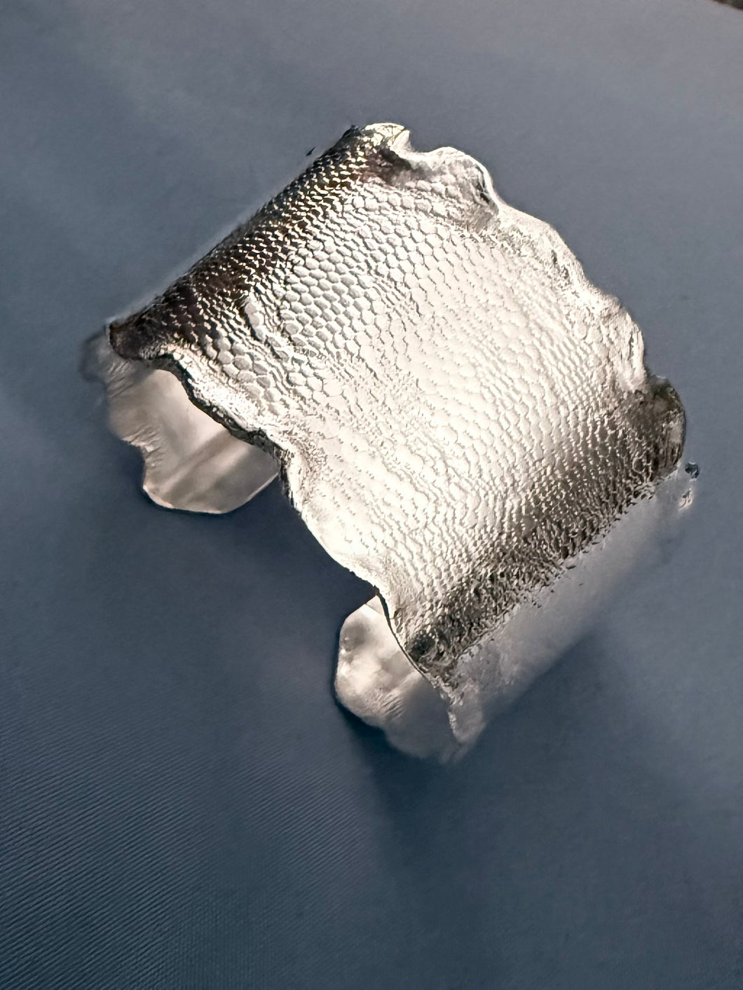Sterling Silver Lace Cuff