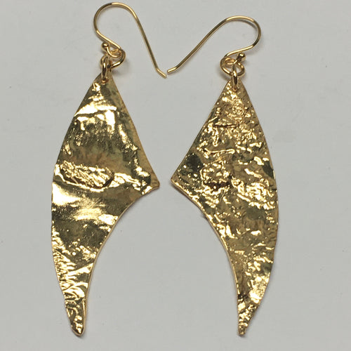24K Gold Plated Sterling Silver Earrings