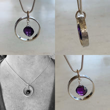 Eternal Love pendant (purple quartz)